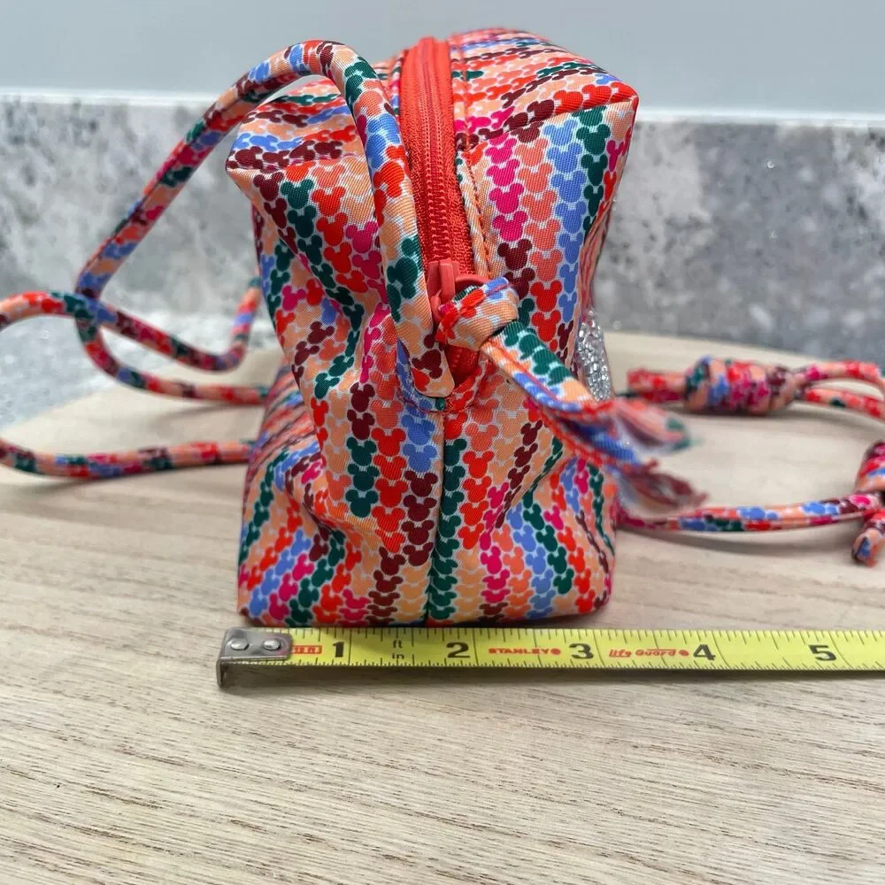 Disney Vera Bradley Mickey Mouse Icons Performance Twill Crossbody Purse Bag